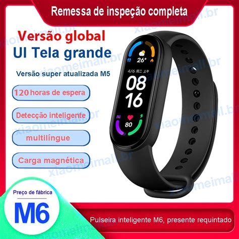 Rel Gio Smartwatch M M Vers O Global Suporte Portugu S Pk Xiaomi Mi