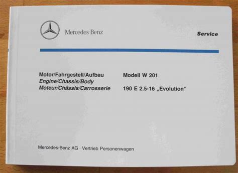 MB Neuteile Bildkatalog Teilekatalog Mercedes Benz W201 190E2 5 16