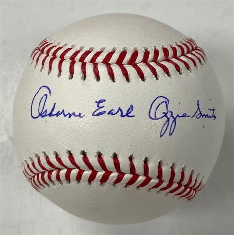 Ozzie Smith Autographed Full Name Baseball Mlb Auctions