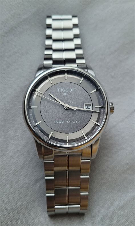 Tissot Luxury Powermatic 80 Anthracite 名牌 手錶 Carousell