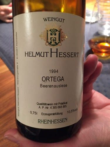 Helmut Hessert Ortega Beerenauslese Vivino US