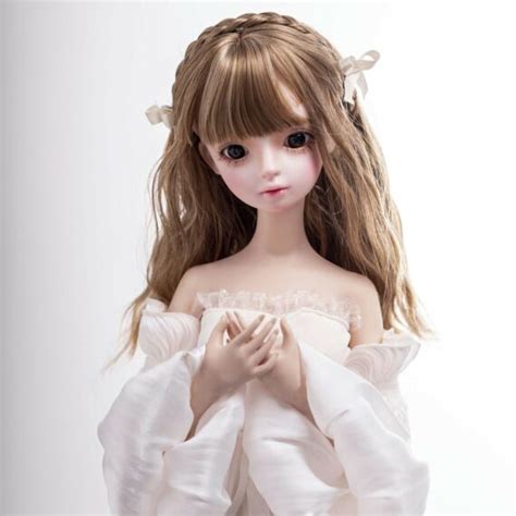 Mignon 1ft7 50cm Cute Tiny Sex Doll With BJD Head NakeDoll