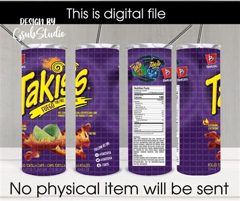 Takis Fuego Tumbler Wrap Takis Fuego Oz Skinny Tumbler Png