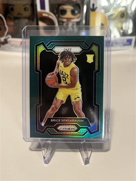 Brice Sensabaugh Rc Panini Prizm Jazz Green Ebay