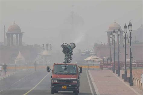 Delhi Air Pollution High Costs May Halt Drone Mist Spraying Pilot