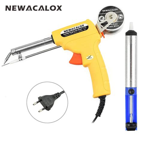 Newacalox V W Eu Automatic Send Tin Gun Electric Soldering Iron