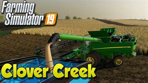 Finishing The Corn Harvest Fs19 Timelapse Clover Creek Ep4 Youtube