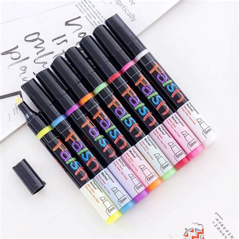 Stks Set Fluorescerende Vloeistof Krijt Marker P Grandado