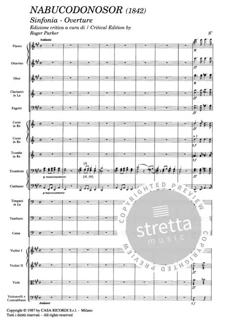 Favorite Overtures Von Giuseppe Verdi Im Stretta Noten Shop Kaufen