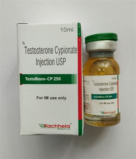 Testosterone Cypionate 250mg Injection Testoboon Cp Packaging Size