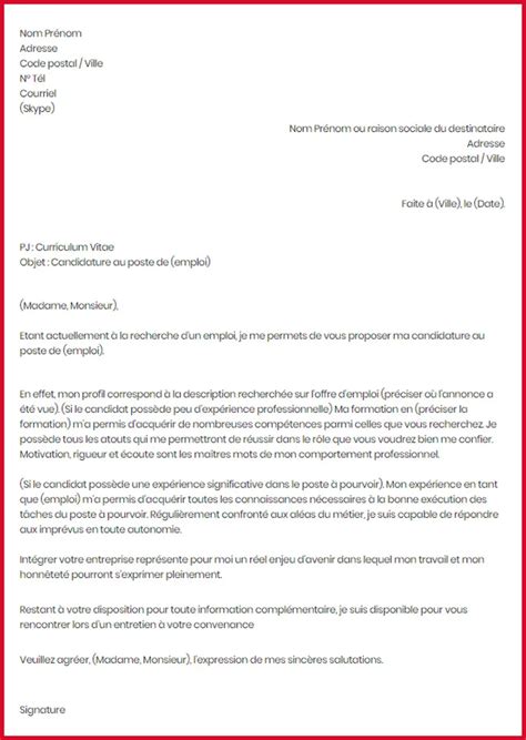 Exemple De Lettre De Motivation Pour Auxiliaire De Pu Riculture