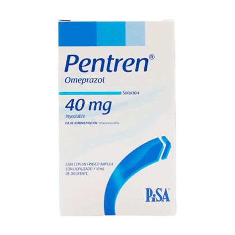 Pentren Omeprazol Mg Polvo Liofolizado Para Soluci N Inyectable