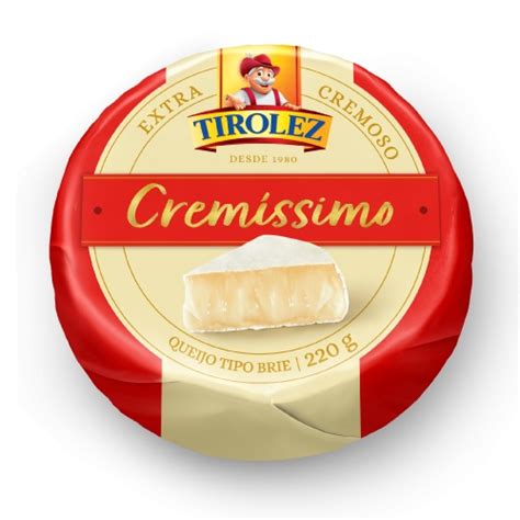 Tirolez Produz Queijo Brie Mais Cremoso Embalagemmarca