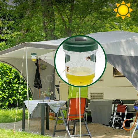 Piège à Insectes Solaire Efficace Protection Naturelle Contre