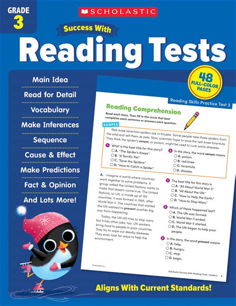 Scholastic Success With Reading Tests Grade Workbook By Scholastic