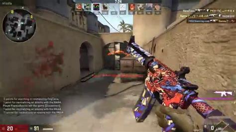 Csgo M4a4 龍王 Dragon King Gameplay Youtube