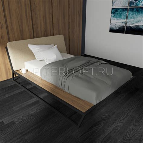 Кровать в стиле лофт Мерлин Зара купить в Санкт-Петербурге