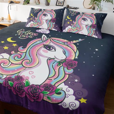 Believe In Magic Unicorn Quilt Cover Set Little Squiffy Reviews On Judge Me