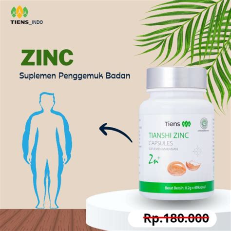 Jual Zinc Capsule Penggemuk Badan Terbaik Di Dunia Botol Isi