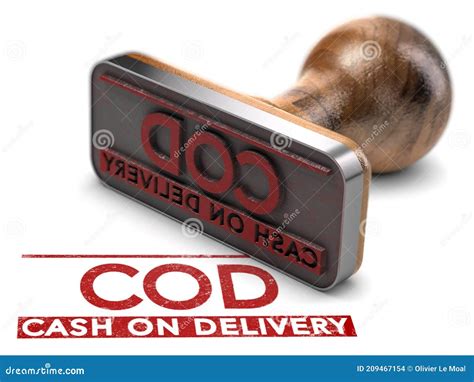 COD, Cash on Delivery Shipping Stock Illustration - Illustration of cash, text: 209467154