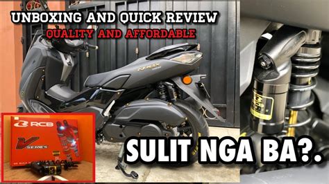 Unboxing And Review Rcb Vd Series Premium Black For Nmax V And Aerox