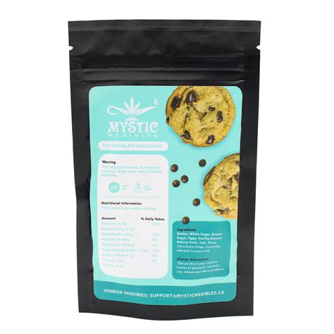 Mystic Medibles Thc Cookie 100mg Kush Capital