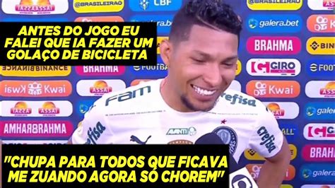 Olha Que Rony Falou Ap S Fazer Gola O De Bicicleta No Fluminense Youtube