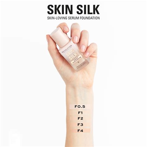 Revolution Skin Silk Serum Foundation F1 Revolution Beauty