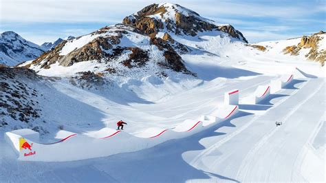 Snowboarding The PERFECT Snow Pump Track - YouTube