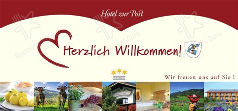 Speisekarte Von Hotel Zur Post Restaurant Rohrdorf