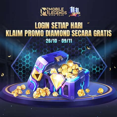 Cara Dapat Tambahan Diamond Kuning Mobile Legends Gratis