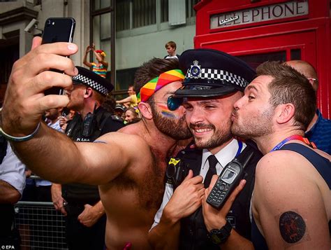 London Pride 1m People Gather For Uks Biggest Parade Daily Mail Online