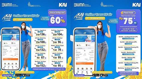 Promo Tiket Kereta Api Hingga Maret Berikut Daftar Rute Yang