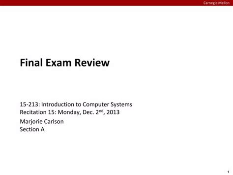 Ppt Final Exam Review Powerpoint Presentation Free Download Id5812480