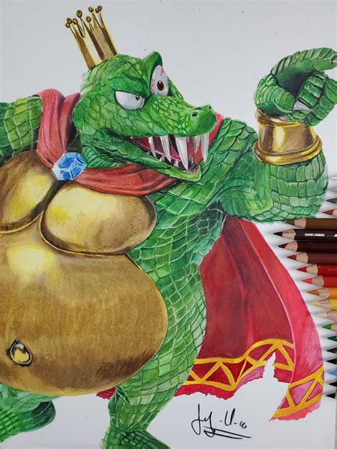 Wanted To Share A Drawing I Made Of King K Rool R Smashbrosultimate