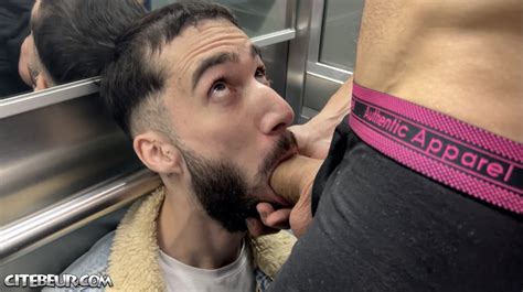 The Good Neighbor Sucks Andolini S Massive Dick In The Elevator Gay