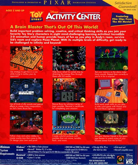 Disney S Toy Story Activity Center Images Launchbox Games Database