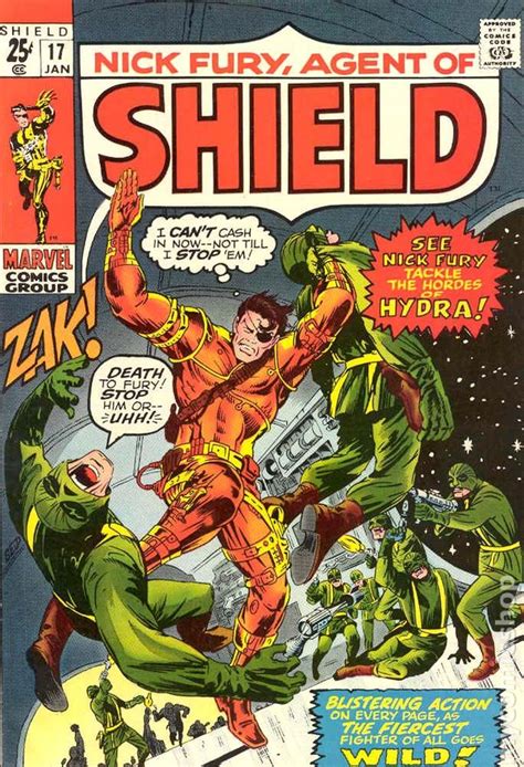 Nick Fury Agent Of Shield 1968 1st Series Comic Books