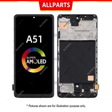 6 5 Tela Frontal Display Do SAMSUNG Galaxy A51 LCD Touch Compativel