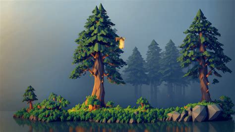 Lowpoly + pixel art landscapes : r/SDLandscapes