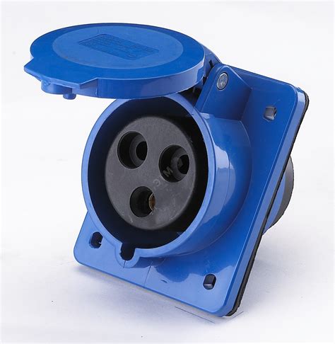 Розетка скрытая 2P+PE 32А 220В IP4 423 (26053DEK) DEKraft купить цена