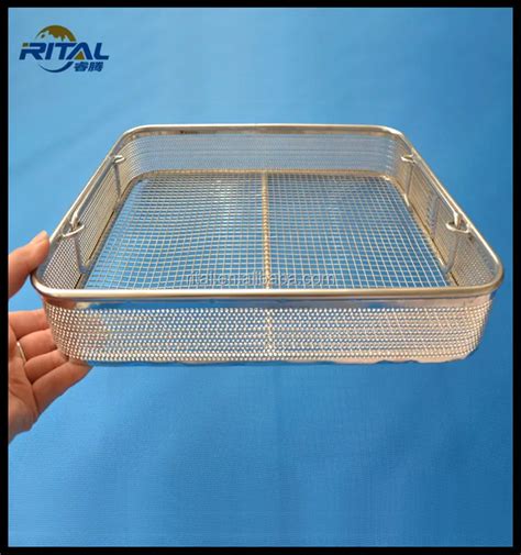 Sterilization Stainless Steel Wire Mesh Tray And Basket Buy Stainless