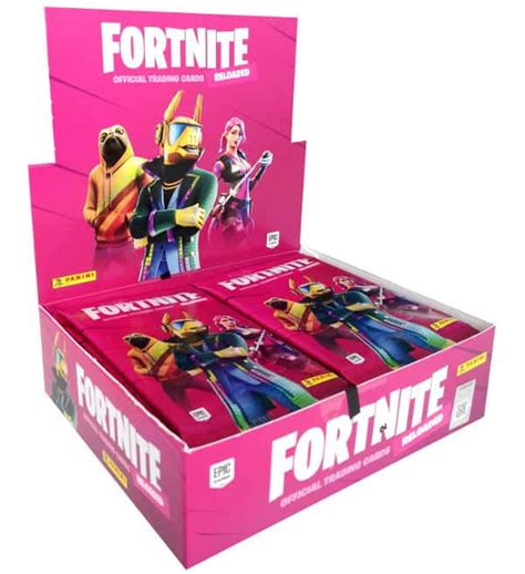 Panini Fortnite Reloaded Trading Cards Box With 18 Packets Stickerpoint