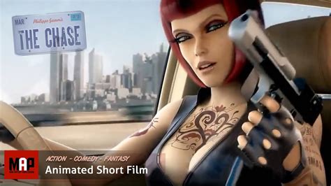 Sexy Police Chase Cgi D Animated Short Film The Chase Action