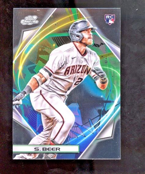 2022 Topps Chrome Cosmic Seth Beer Rookie Card RC 13 Arizona