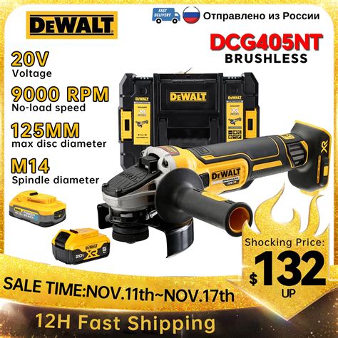 Dewalt Brushless Magnetic Levitation Angle Grinder Dcg B Portable