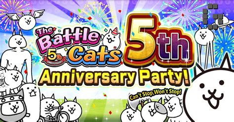 Happy 5th Birthday Battle Cats Gamerbraves