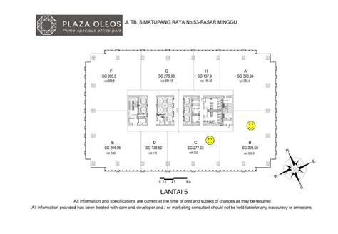 Sewa Kantor Plaza Oleos Tb Simatupang Size M Furnished Eri Property