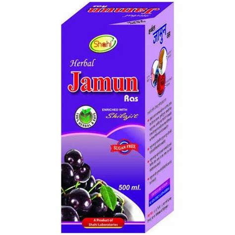 Shahi Herbal Jamun Rus Packaging Type Bottle At Rs Piece In