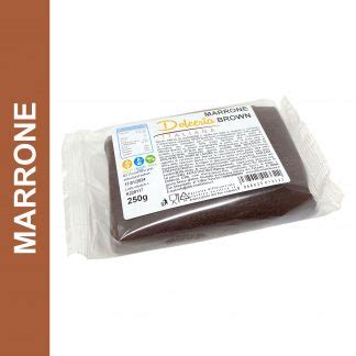 Pasta Di Zucchero Marrone 250g Dolceria Italiana